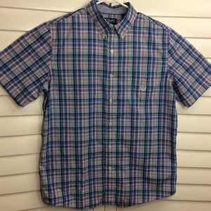 🚫Sold🚫Chaps Short Sleeve Plaid Shirt